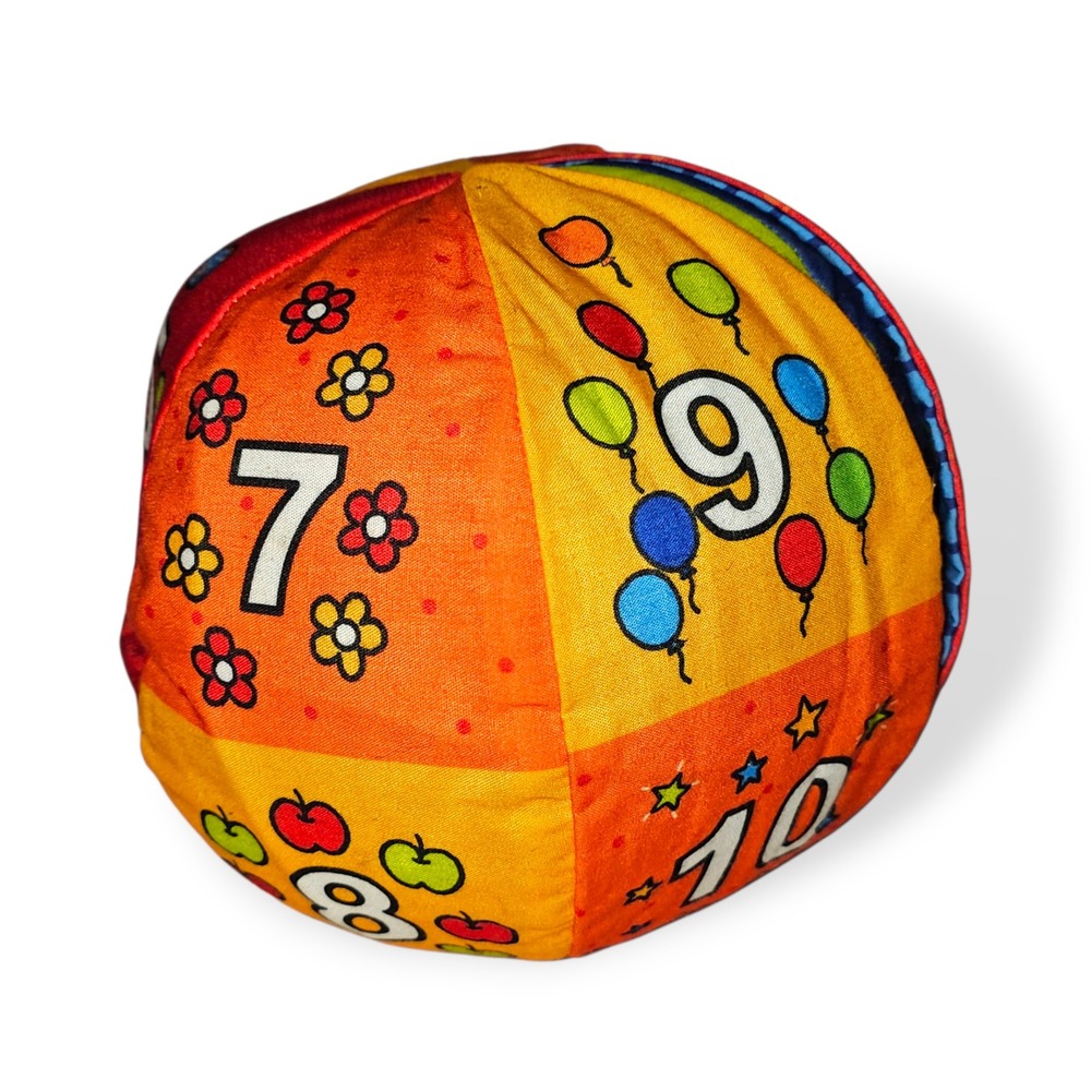 Melissa & Doug K's Kids 2-in-1 Talking Ball Reversible Numbers Alphabet Plush